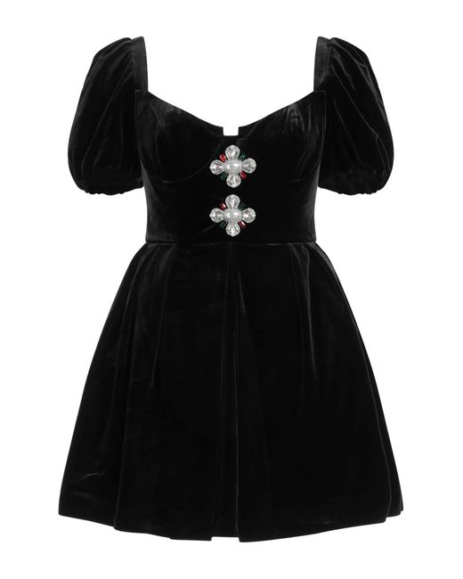 Self-Portrait Black Mini Dress