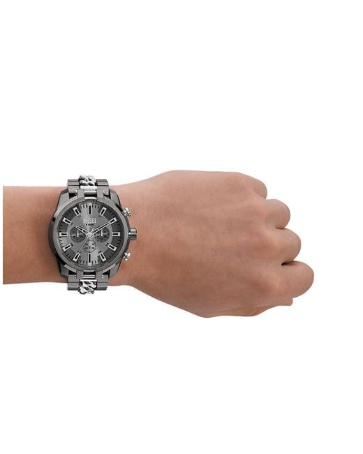 DIESEL Gray Wrist Watch for men