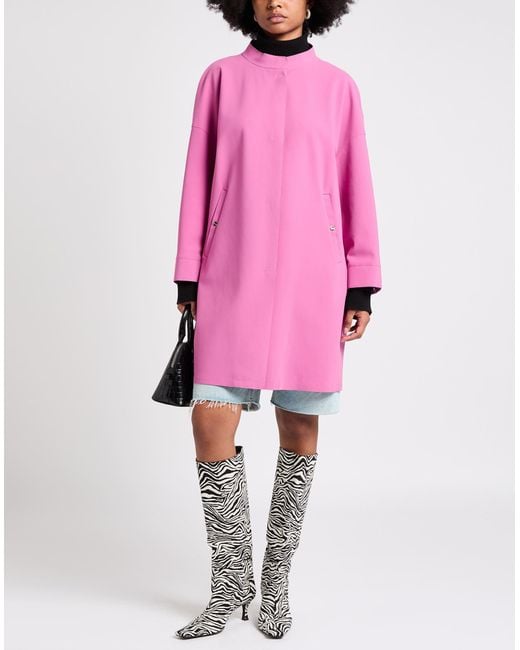 Herno Pink Overcoat & Trench Coat Polyamide, Elastane