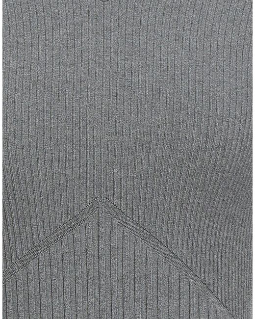 ANDREADAMO Gray Sweater Viscose, Polyester, Polyamide, Elastane
