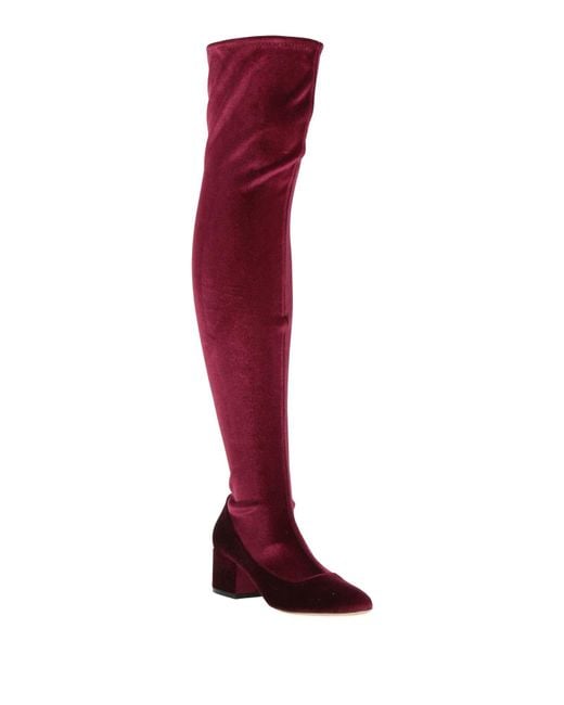 Sergio Rossi Red Boots