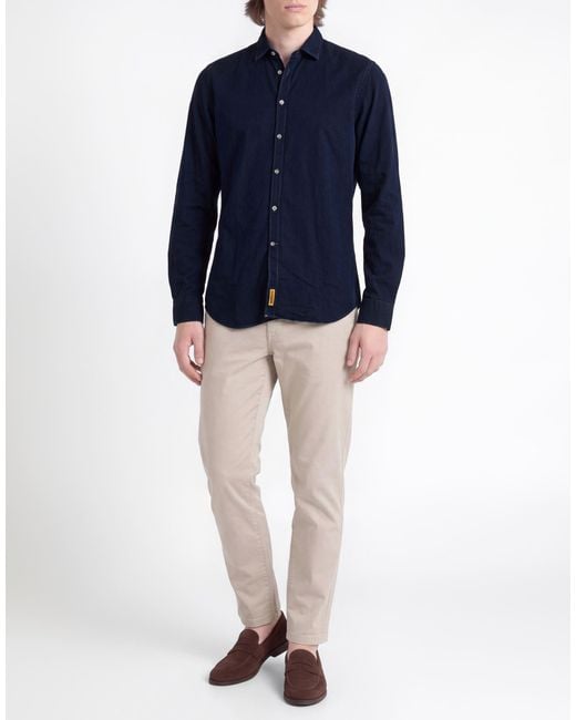 B.D. Baggies Blue Midnight Shirt Cotton for men
