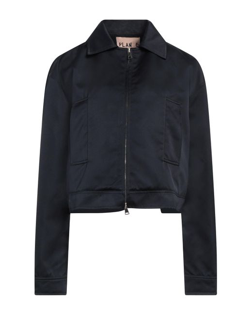 Plan C Blue Midnight Jacket Polyester
