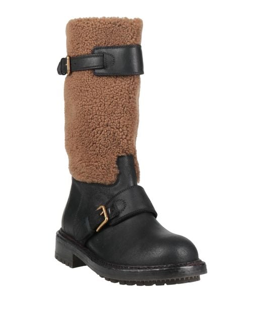 Dolce & Gabbana Brown Boot Calfskin for men