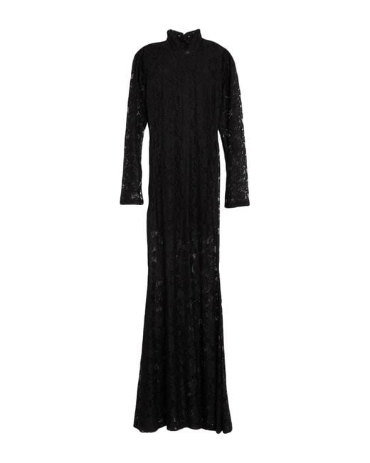 Vestido largo ALBERTO AUDENINO de color Black