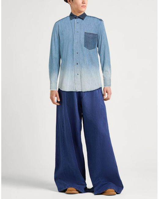 Isabel Marant Blue Denim Shirt Cotton for men