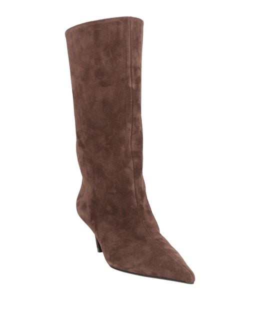 AMINA MUADDI Brown Boot Leather