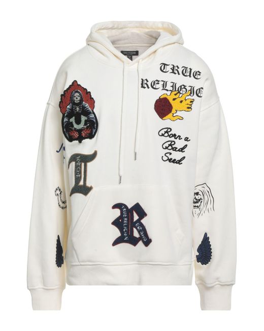 True Religion White Sweatshirt for men
