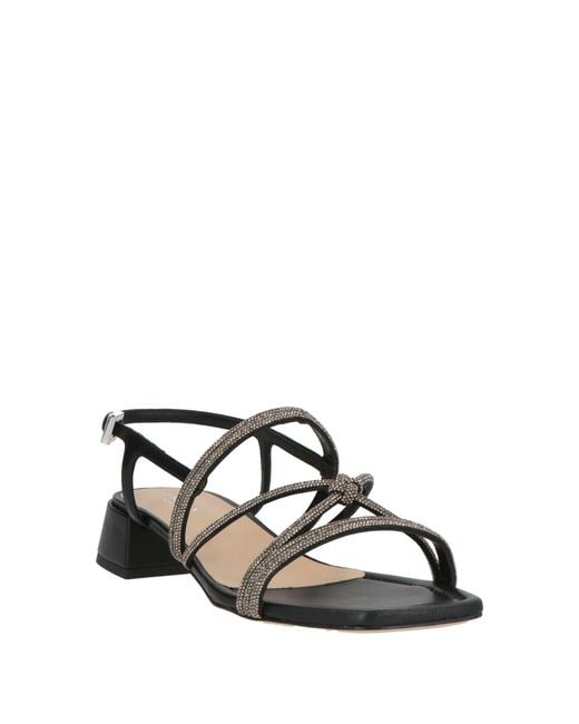 Baldinini Black Sandals Leather