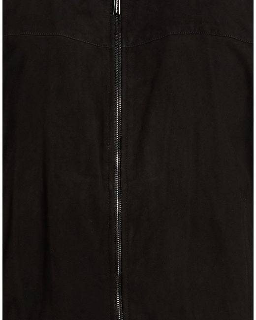 Moorer Black Jacket Leather for men