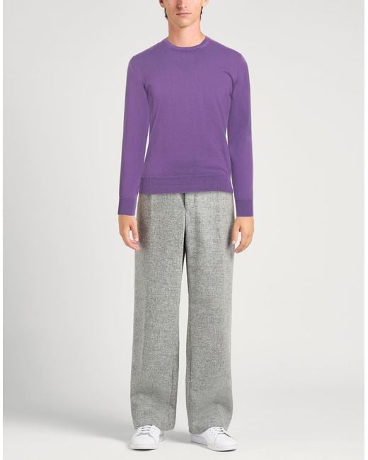 Ballantyne Purple Sweater Cotton for men