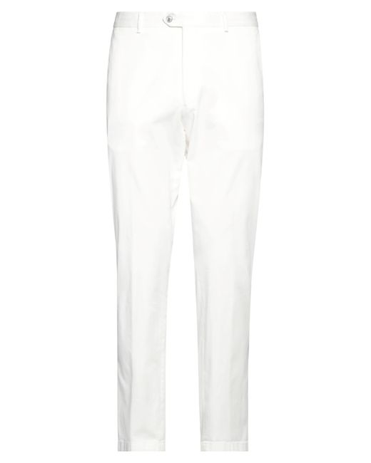 Oscar Jacobson White Trouser for men