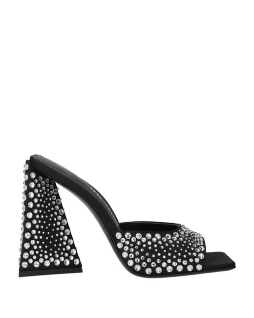 The Attico Black Sandals Polyester