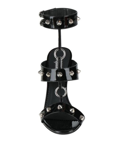 DSquared² Black Sandals Leather