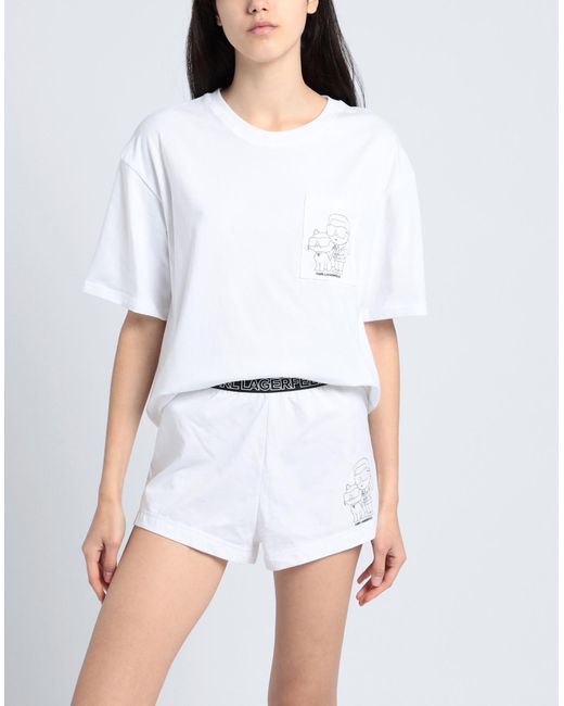 Karl Lagerfeld White Sleepwear