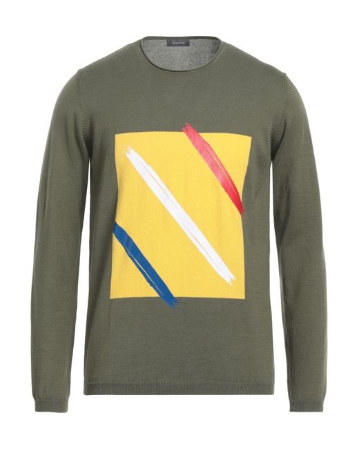 Rossopuro Gray Sweater for men