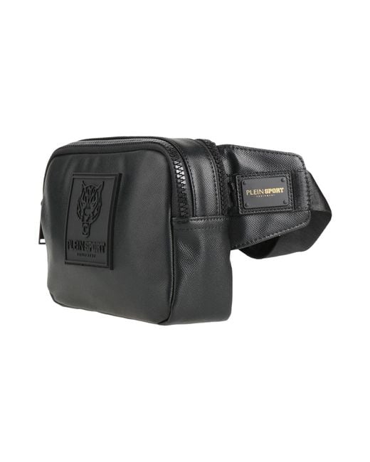 Philipp Plein Black Belt Bag for men