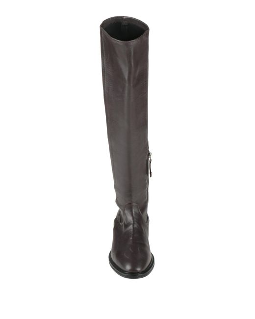 Bruglia Brown Dark Boot Leather