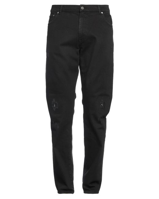 Daniele Alessandrini Black Couture Paris Jeans Cotton, Elastane for men