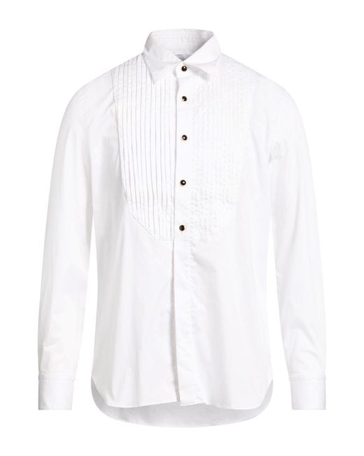 PT Torino White Shirt Cotton, Nylon, Elastane for men