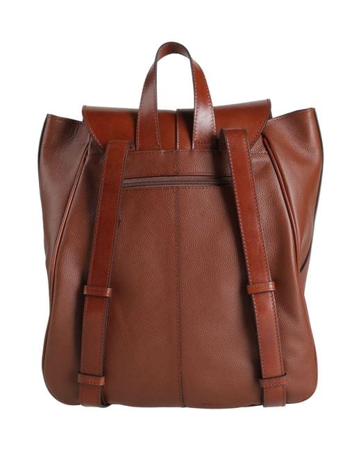 The Bridge Brown Backpack Leather