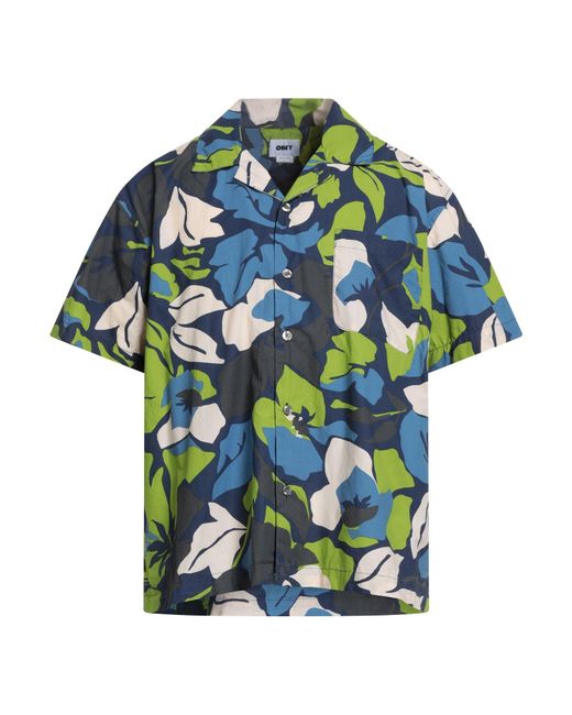 Obey Green Shirt Cotton for men