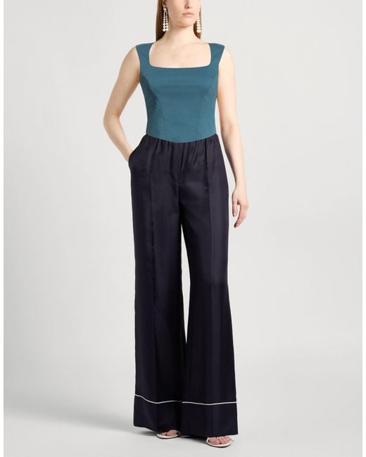 Liviana Conti Blue Top Cotton, Polyamide, Elastane