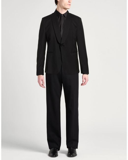 Low Brand Black Blazer Virgin Wool for men