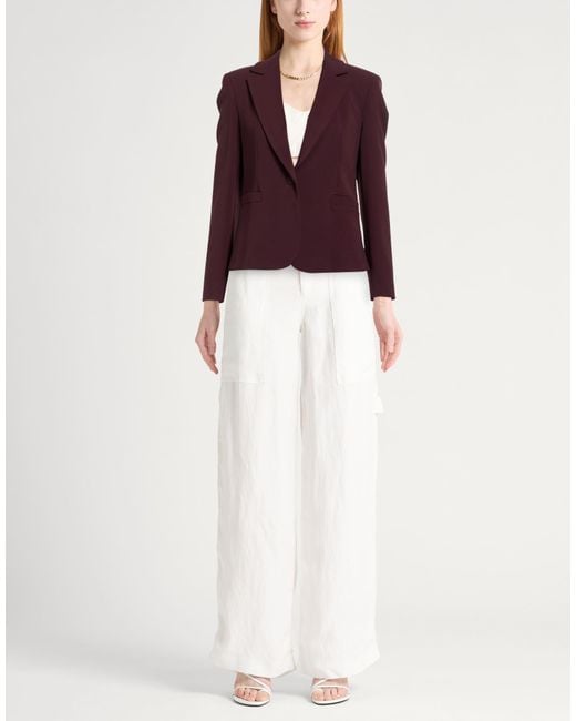 Kaos Purple Blazer