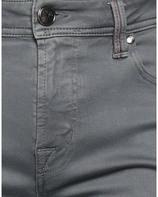 Tramarossa Gray Jeans Cotton, Polyester, Elastane for men