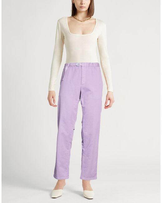 White Sand Purple Trouser