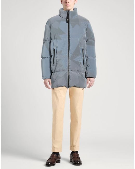 Herno Blue Slate Puffer Polyurethane, Polyamide for men