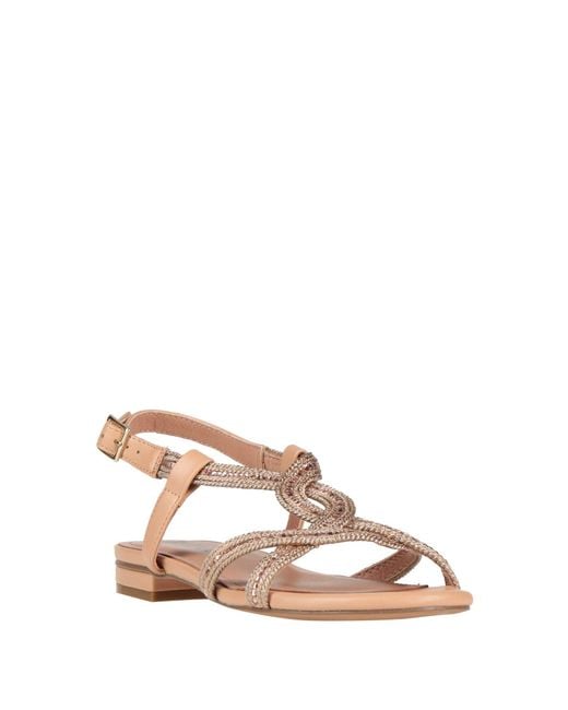 Bibi Lou Brown Blush Sandals Textile Fibers, Synthetic Material