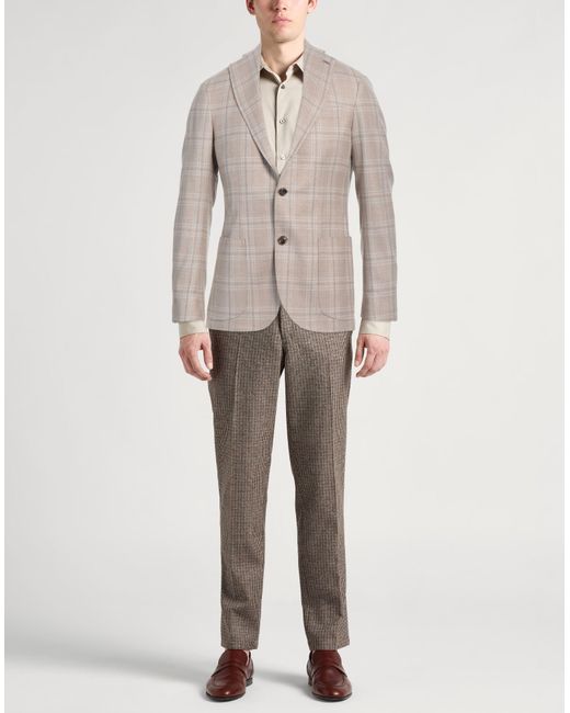 Blazer di Barba Napoli in Gray da Uomo