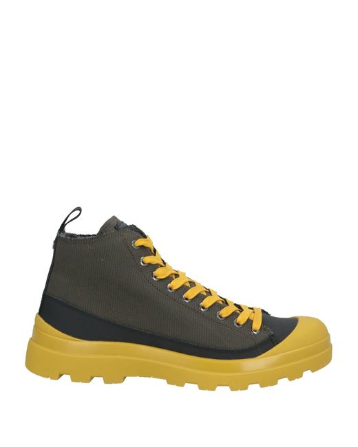 Pànchic Yellow Dark Ankle Boots Textile Fibers, Rubber for men