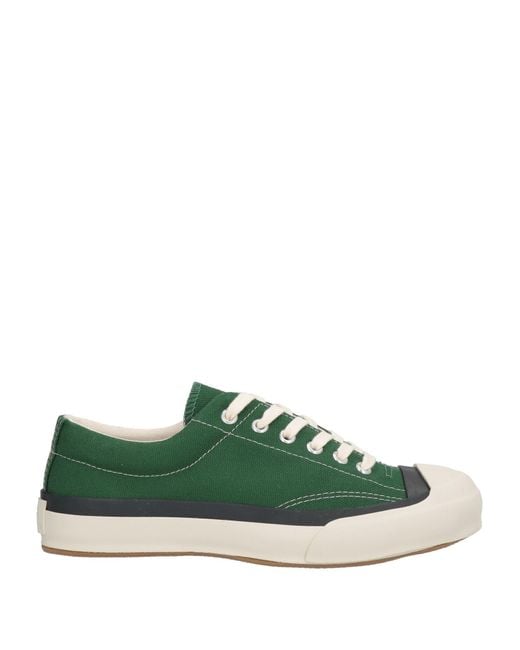 Moonstar Green Sneakers Textile Fibers