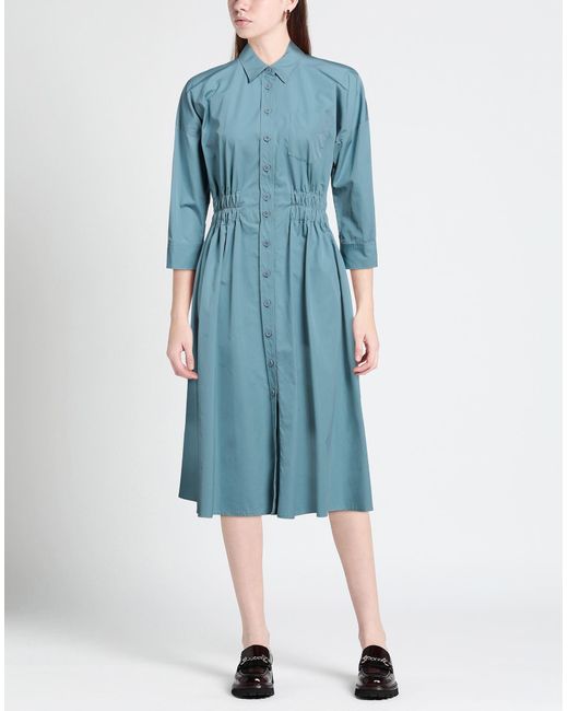 Aspesi Blue Midi Dress