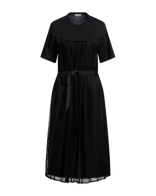 Moncler Black Midi Dress