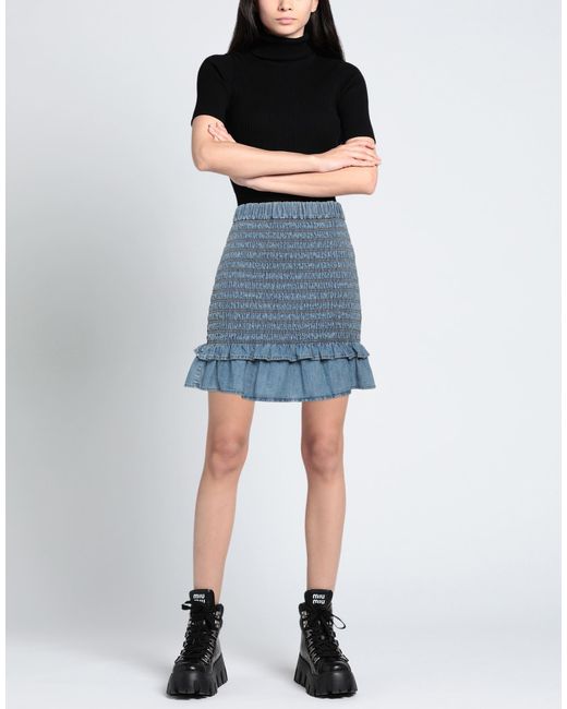 Isabel Marant Blue Mini Skirt