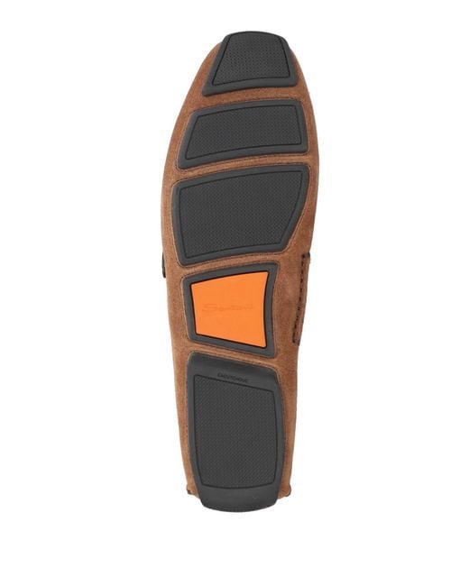 Santoni Brown Loafers for men