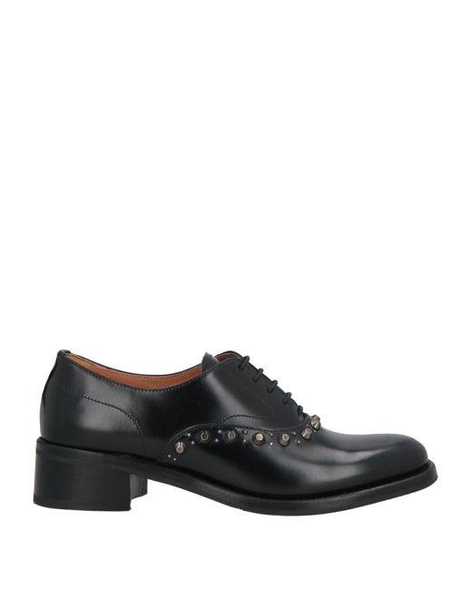 Church's Black Lace-Up Shoes Calfskin