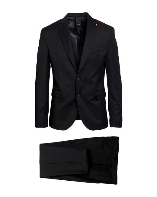 MULISH Black Suits for men