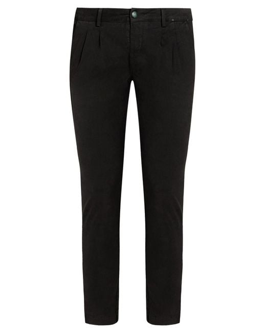 Jacob Cohen Black Pants Cotton, Elastane