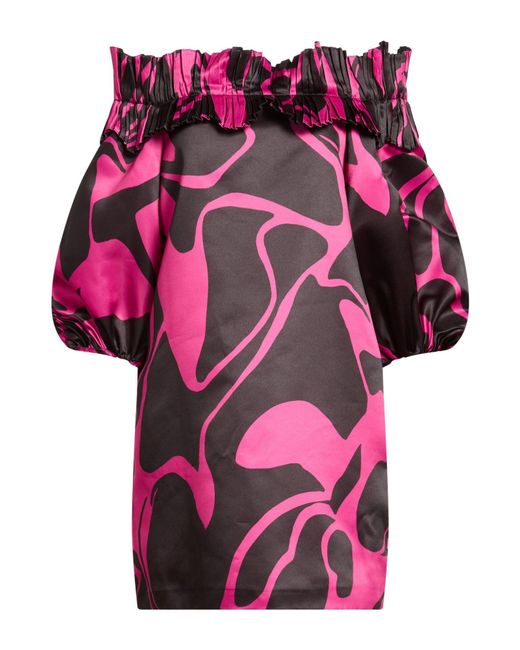 Suoli Pink Mini Dress Polyester