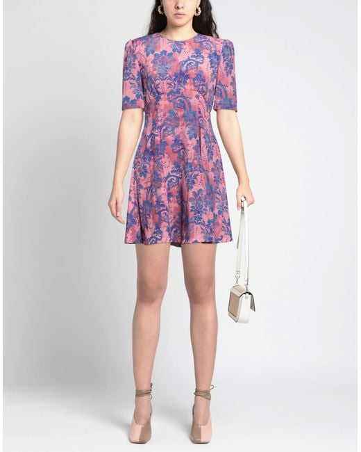 Versace Jeans Couture Purple Mini Dress