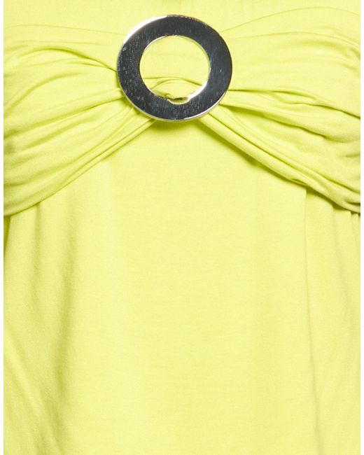 Clips More Yellow Top Viscose, Elastane