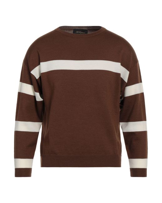 Les Copains Brown Sweater for men
