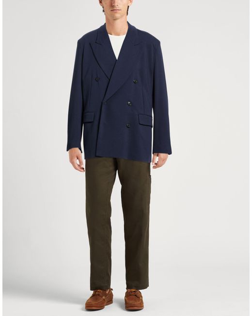 Grifoni Blue Blazer Viscose, Polyamide, Elastane for men