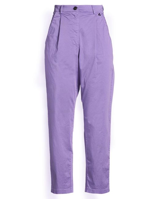 Dixie Purple Pants Cotton, Elastane