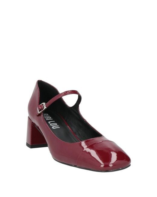 Bibi Lou Purple Pumps Leather